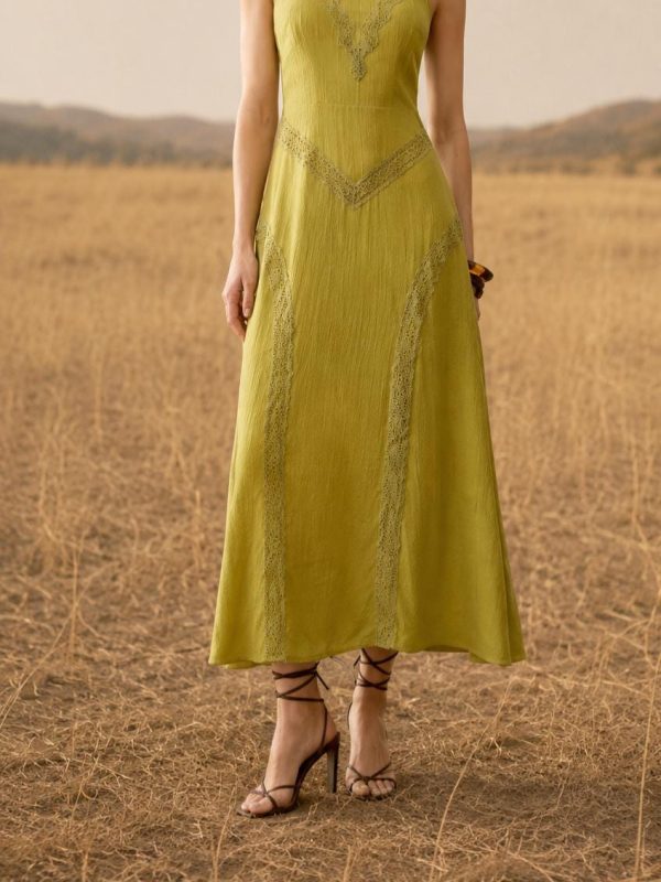 Women’s Olive Green Maxi Dress